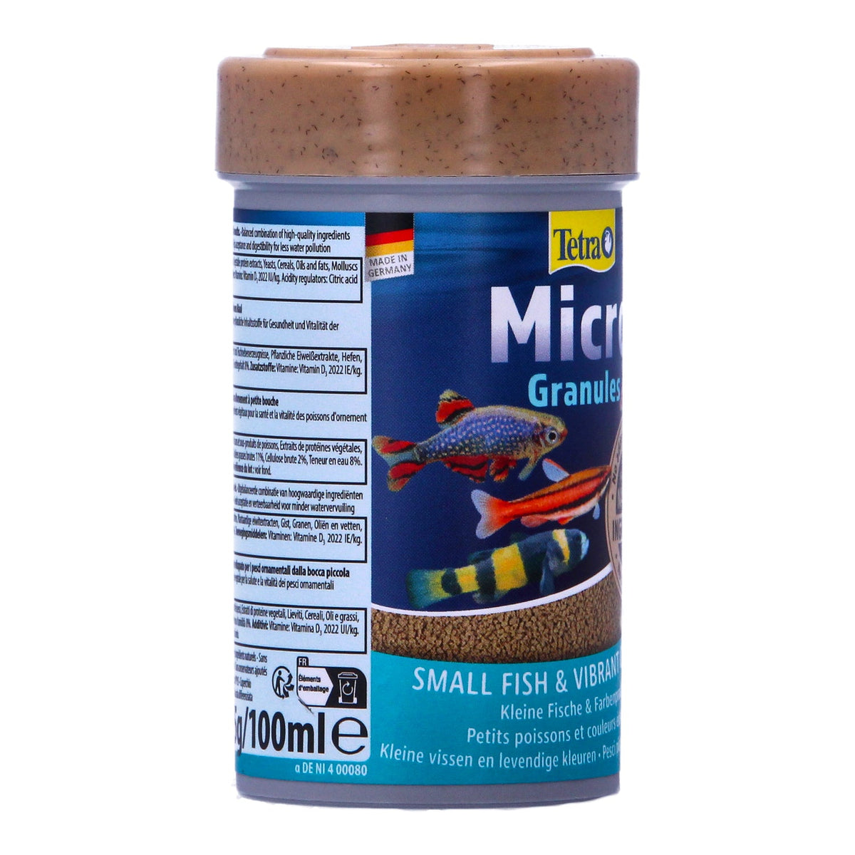 Tetra Micro Fish Food Granules Crisps Sticks Small Tropical 45g 100ml