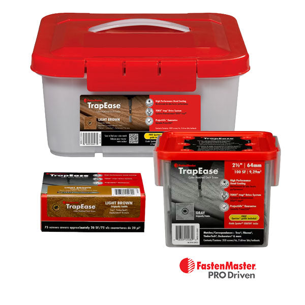FastenMaster Trapease Color Match Deck Screws
