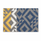 Bathroom Rug Non Slip Bath Mat Soft Absorbent Microfiber Floor Mat 80x50cm