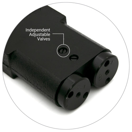 FHC 90 Deg Medium Duty OHCC With Mounting Clips - 1/2" Long Spindle