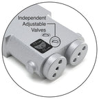 FHC 90 Deg Medium Duty OHCC With Mounting Clips - 3/4" Long Spindle