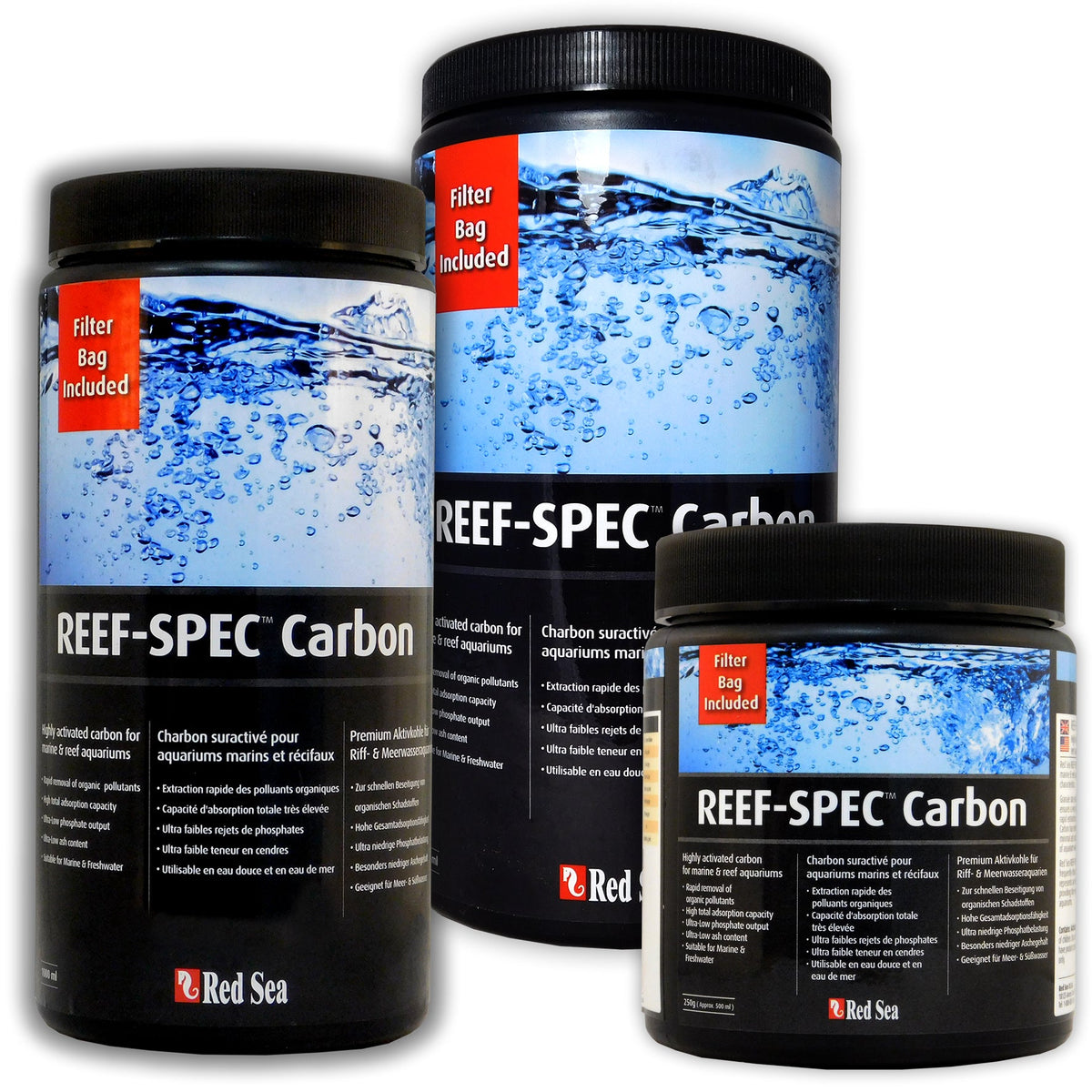Red Sea REEF-SPEC Carbon 250g - Marine & Reef Safe