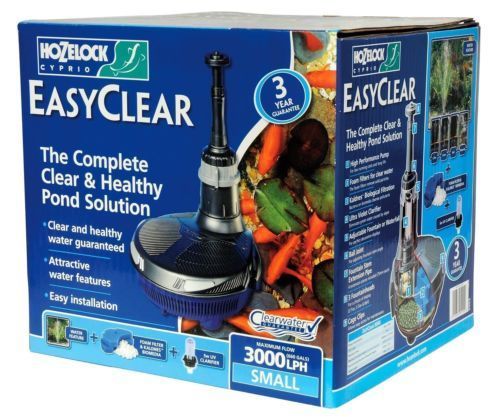 Hozelock EasyClear 3000: In-Pond Filter & Pump System