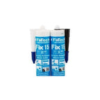 Fixtech Black Fix15 Adhesive Sealant 290ml Cartridge