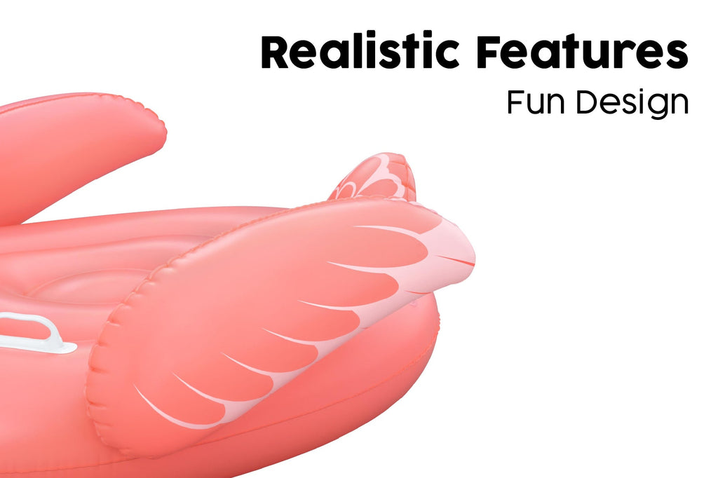 Inflatable Fancy Flamingo Pool Float
