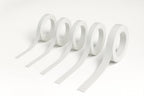 6m Length – White PVC Flat Architrave Trim Plastic Bar Strip Roll Various Sizes