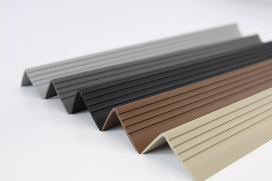 Non-Slip PVC Rubber Stair Nosing 50 MM x 42 MM x 1.18 M Length RGP