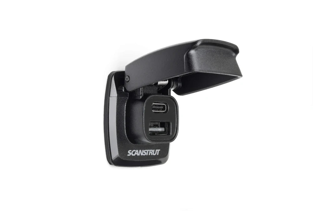 Scanstrut Flip Pro Fast Charge USB-A & USB-C Socket