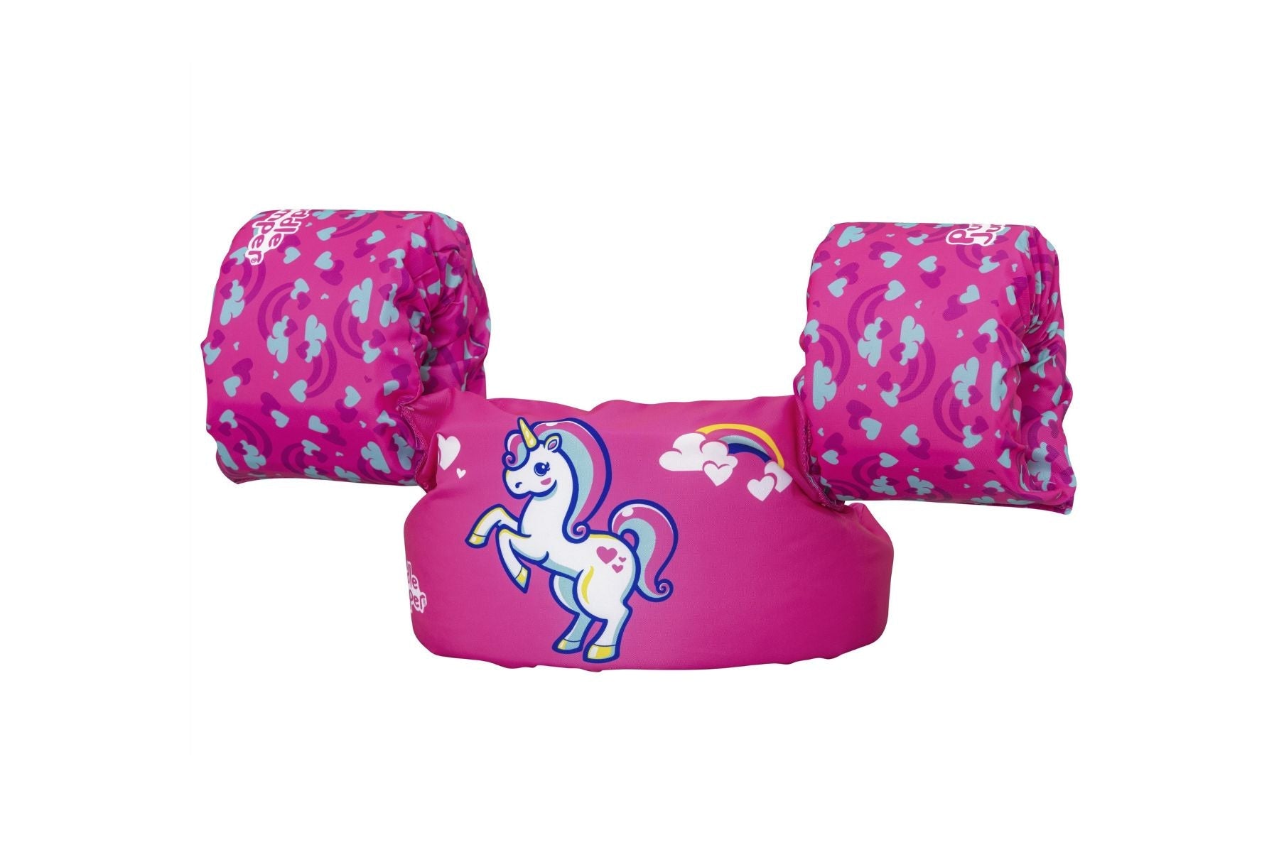 Kids Inflatable Swim Vest with Armbands – Unicorn