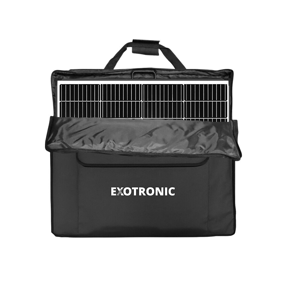 Exotronic 200W Portable Folding Solar Panel + Victron SmartSolar 75/15