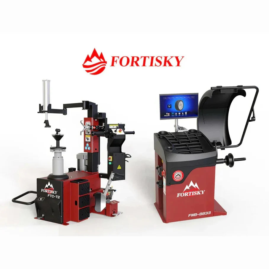Fortisky T2-8833 Fully Automatic Tire Changer & Balancer Combo