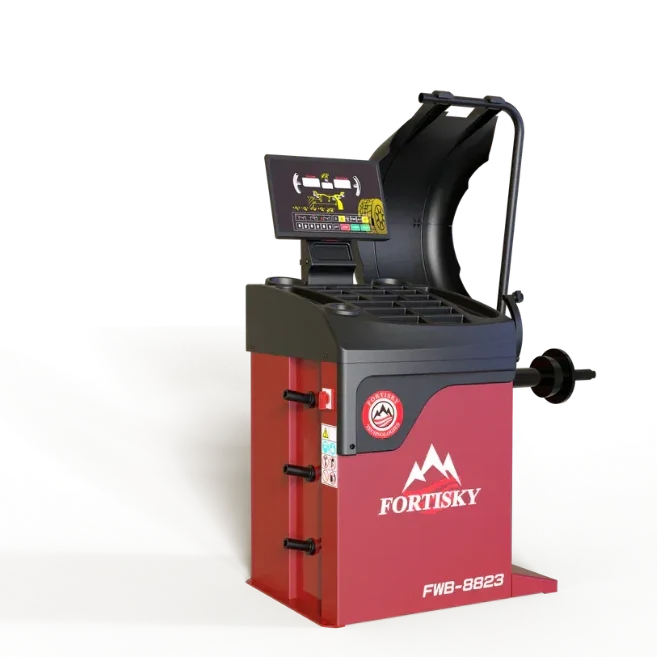 Fortisky T8-8823 Leverless Center Post Tire Changer Fully Automatic Combo