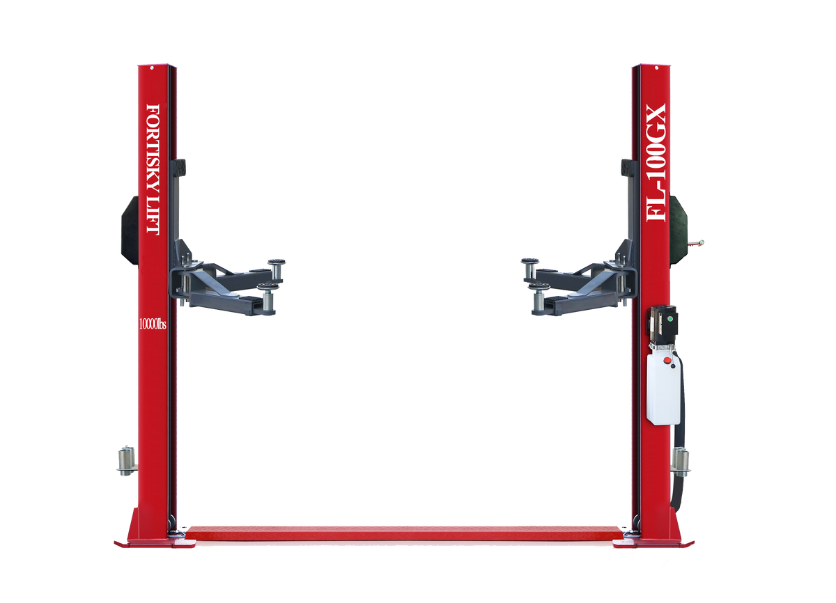 Fortisky FL-100GX 10,000 lb Base Plate Two-Post Lift