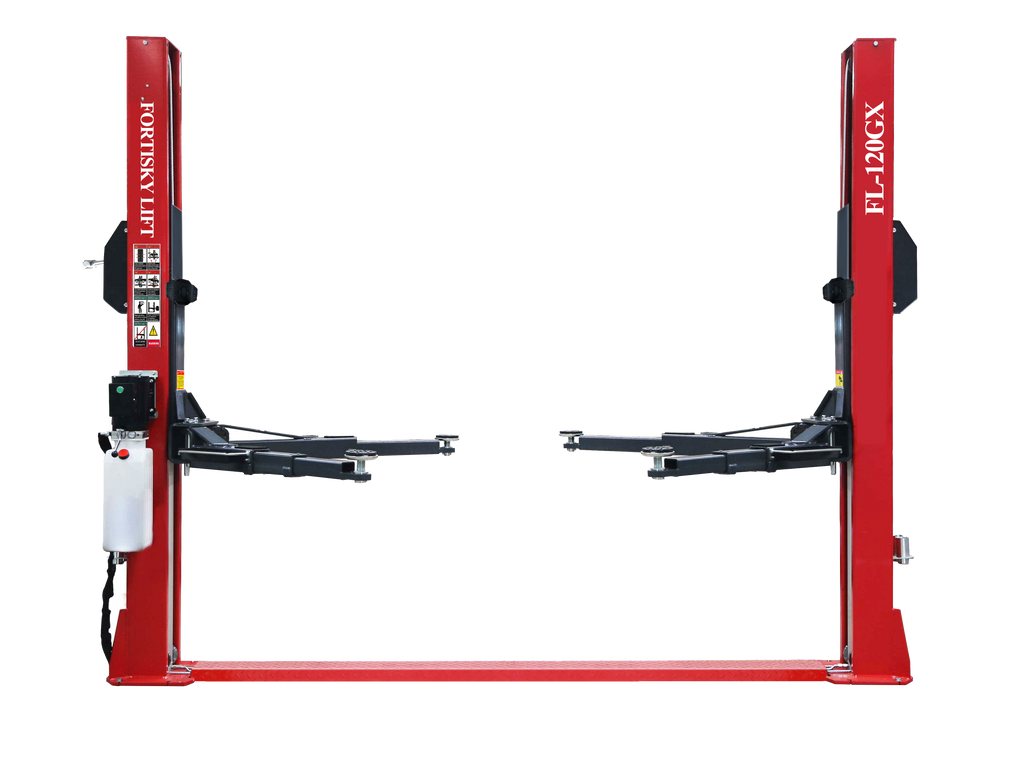 Fortisky FL-120GX 12,000 lb Base Plate Two-Post Lift