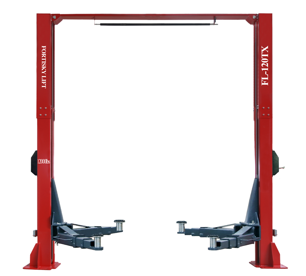Fortisky FL-120TX 12,000 lb Direct-Drive Overhead Two-Post Lift