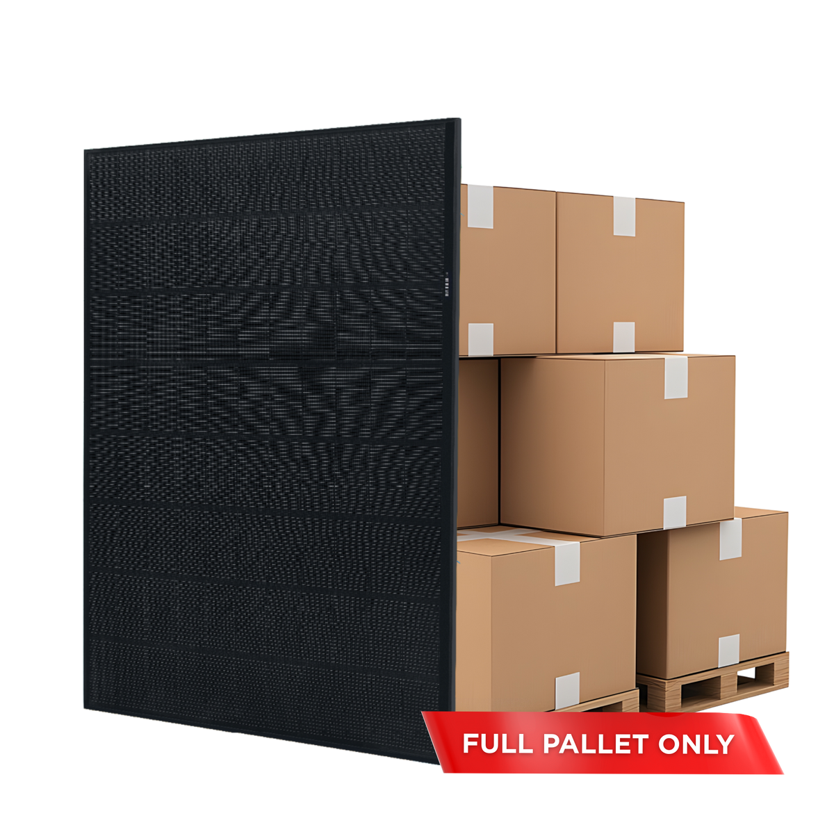 REC Solar 460 Watt ALPHA PURE RX 30mm All Black Solar Panel PALLET OF 33