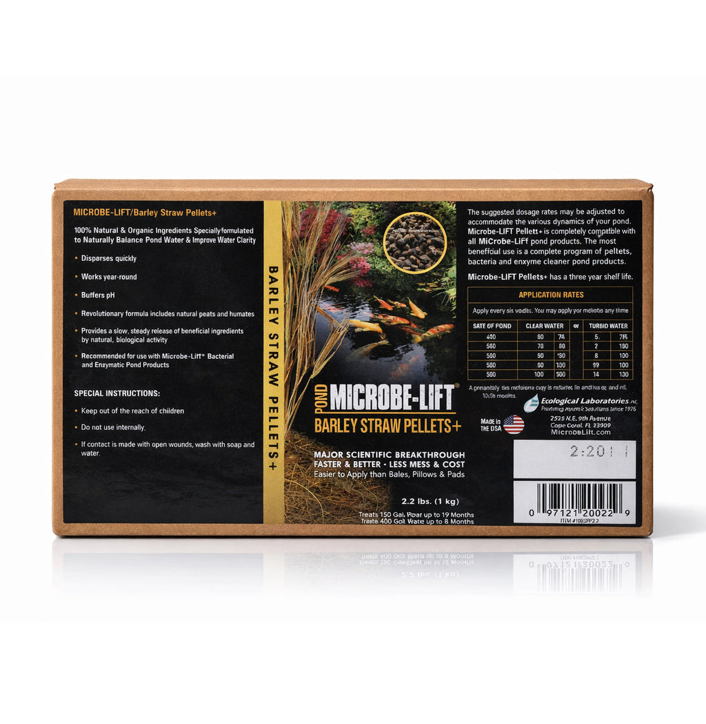Microbe-Lift Barley Straw Pellets Plus 1Kg Pond Water Treatment
