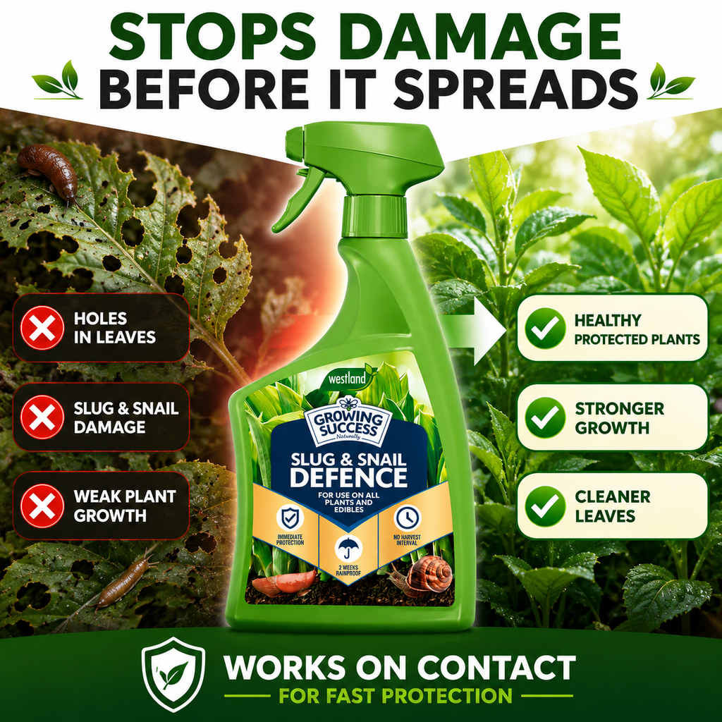 Westland Growing Success Slug & Snail Defence Spray 1L Pest Control