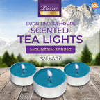 Scented Tea Light Candles | 4 Hour Burn Fragrance | 15-30 Pack