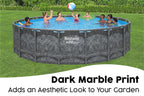 18ft x 52in Grey Round APX 365 Above Ground Pool Set