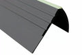 PVC bullnose stair trim with glow strip for safety