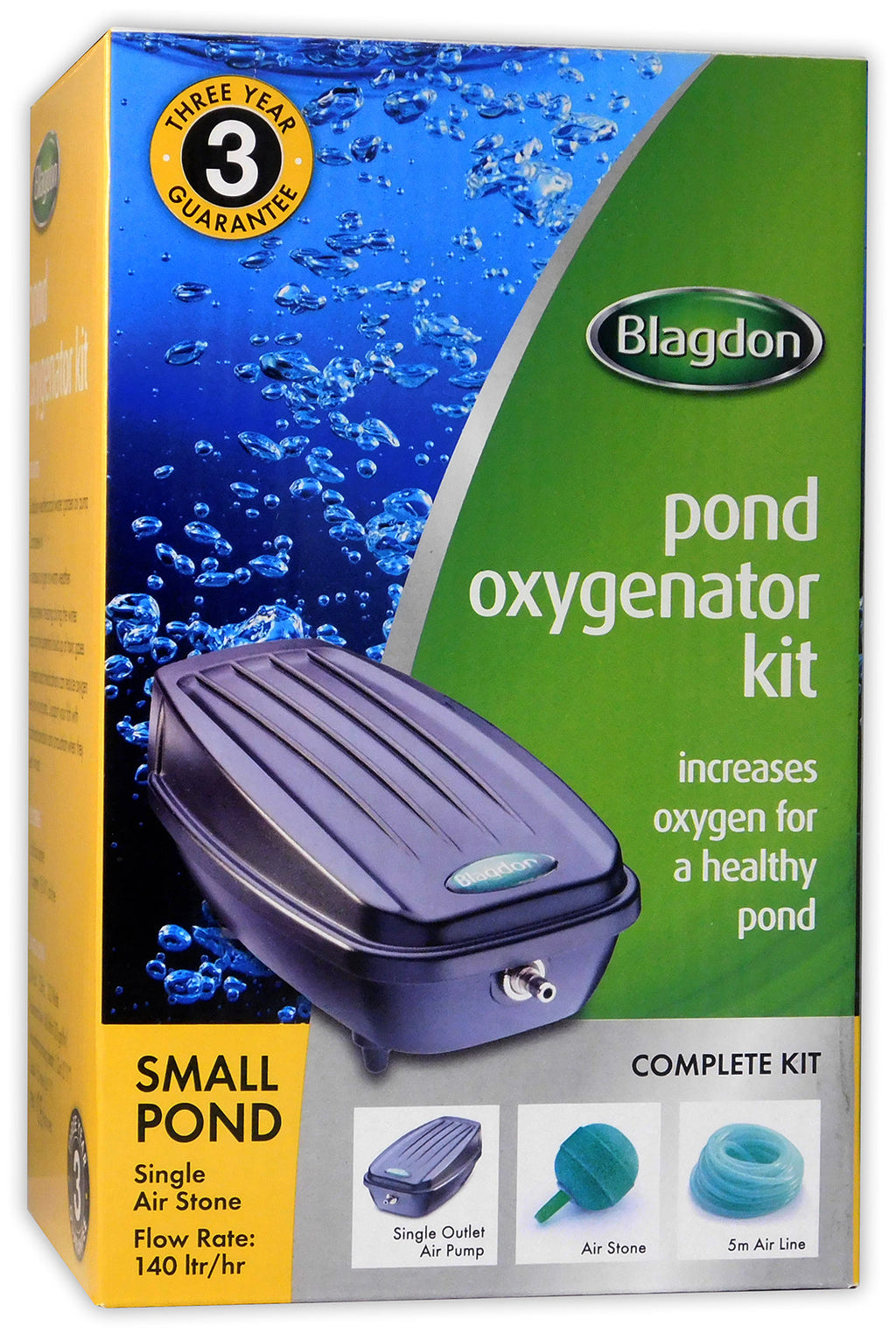 Blagdon Small Pond Oxygenator Kit: Boosts Oxygen & Prevents Ice