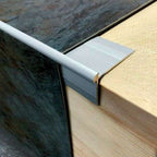 TVC 40 x 26mm Anodised Aluminium LVT Stair Nosing – Outer Corner 3mm Floors