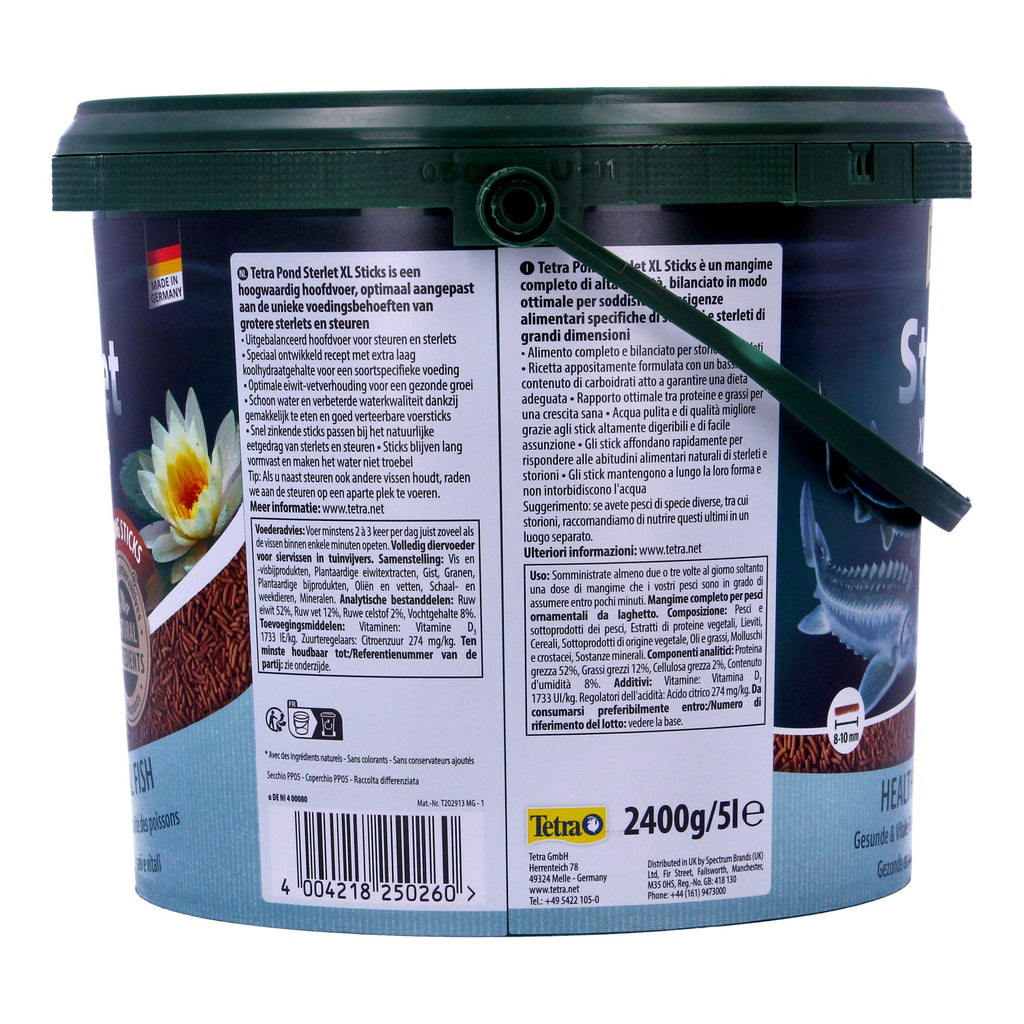 Tetra Pond Sterlet XL Sticks 5L, 2400g