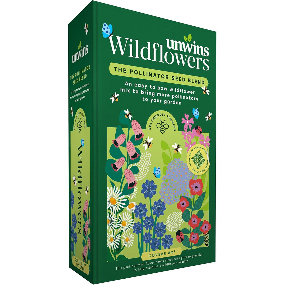 Westland Unwins Easy Wildflowers Flower Seed Blend & Granular Mix 1.2kg | 3.6kg