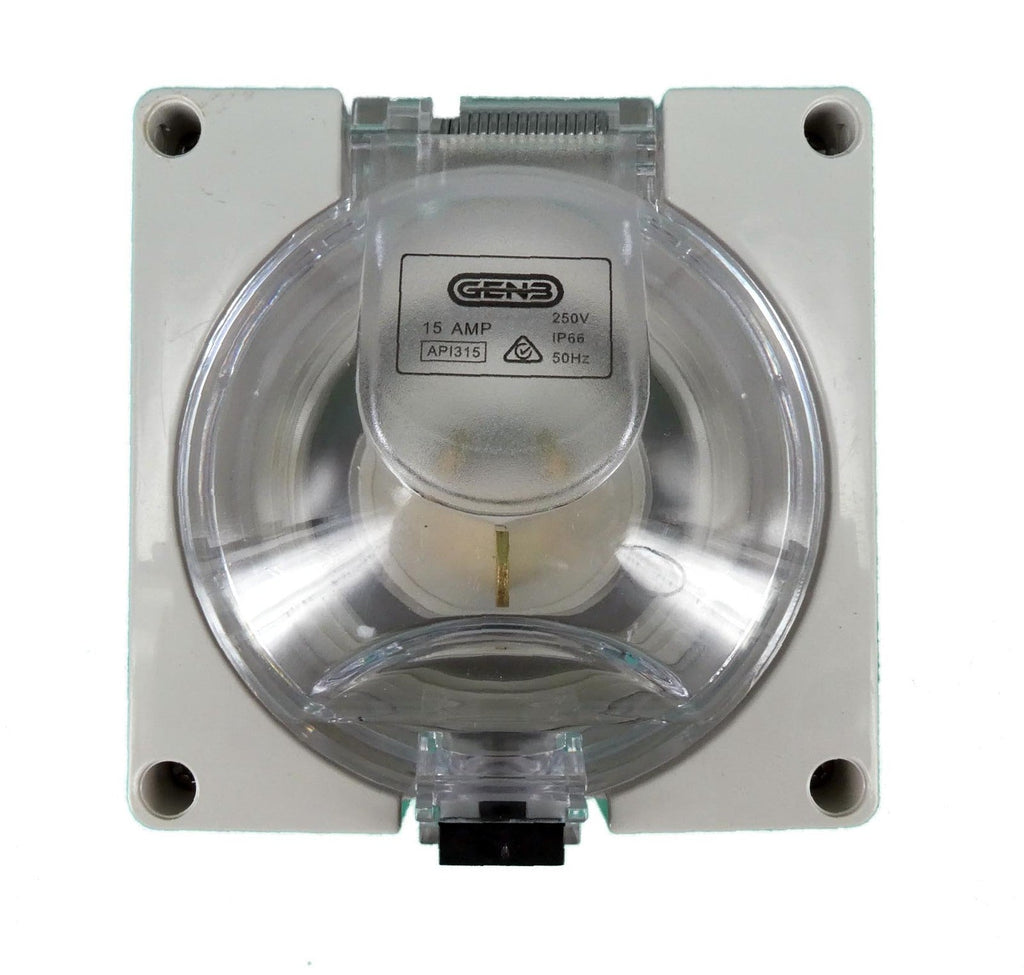 Gen3 250V 15A API315 3 Pin Appliance Inlet