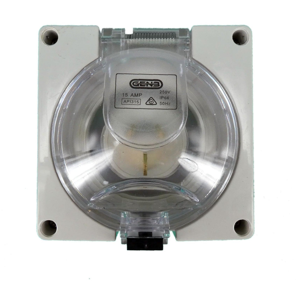 Gen3 250V 15A API315 3 Pin Appliance Inlet