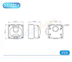 Gen3 250V 15A API315 3 Pin Appliance Inlet