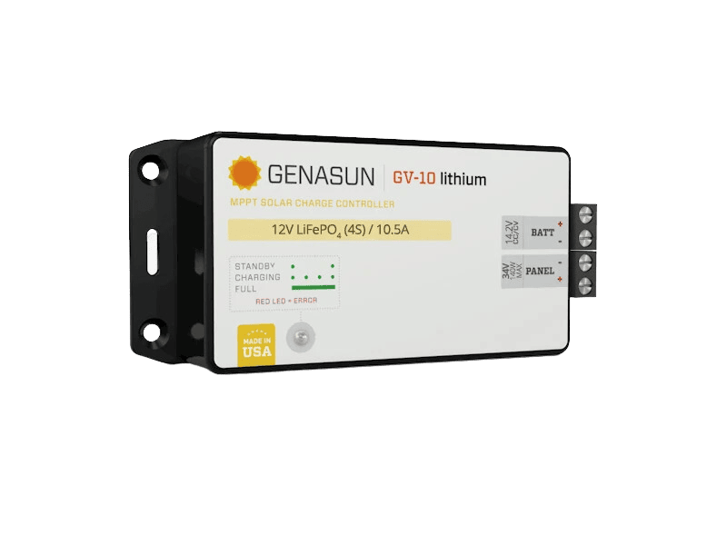 Genasun 10.5A MPPT 12V Lithium Solar Charge Controller