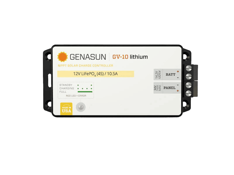 Genasun 10.5A MPPT 12V Lithium Solar Charge Controller