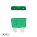 Exotronic 30A ATO/ATC Standard Automotive Blade Fuse - 10 pack