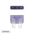 Exotronic 3A ATO/ATC Standard Automotive Blade Fuse - 100 pack