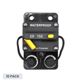 Exotronic 150A Surface Mount Waterproof DC Circuit Breaker - Side by Side - 10 Pack