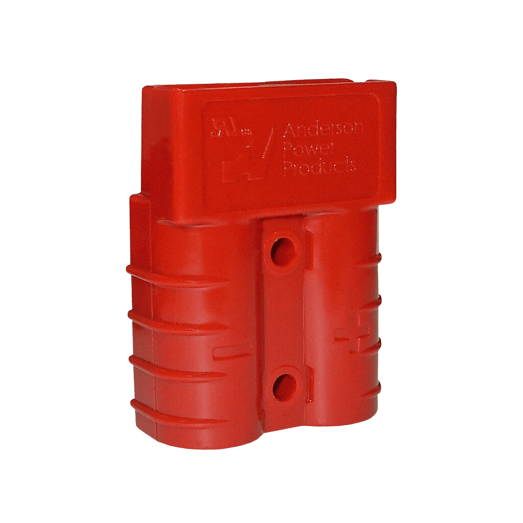Genuine 50A Red Anderson Plug Connector with 6AWG Contacts