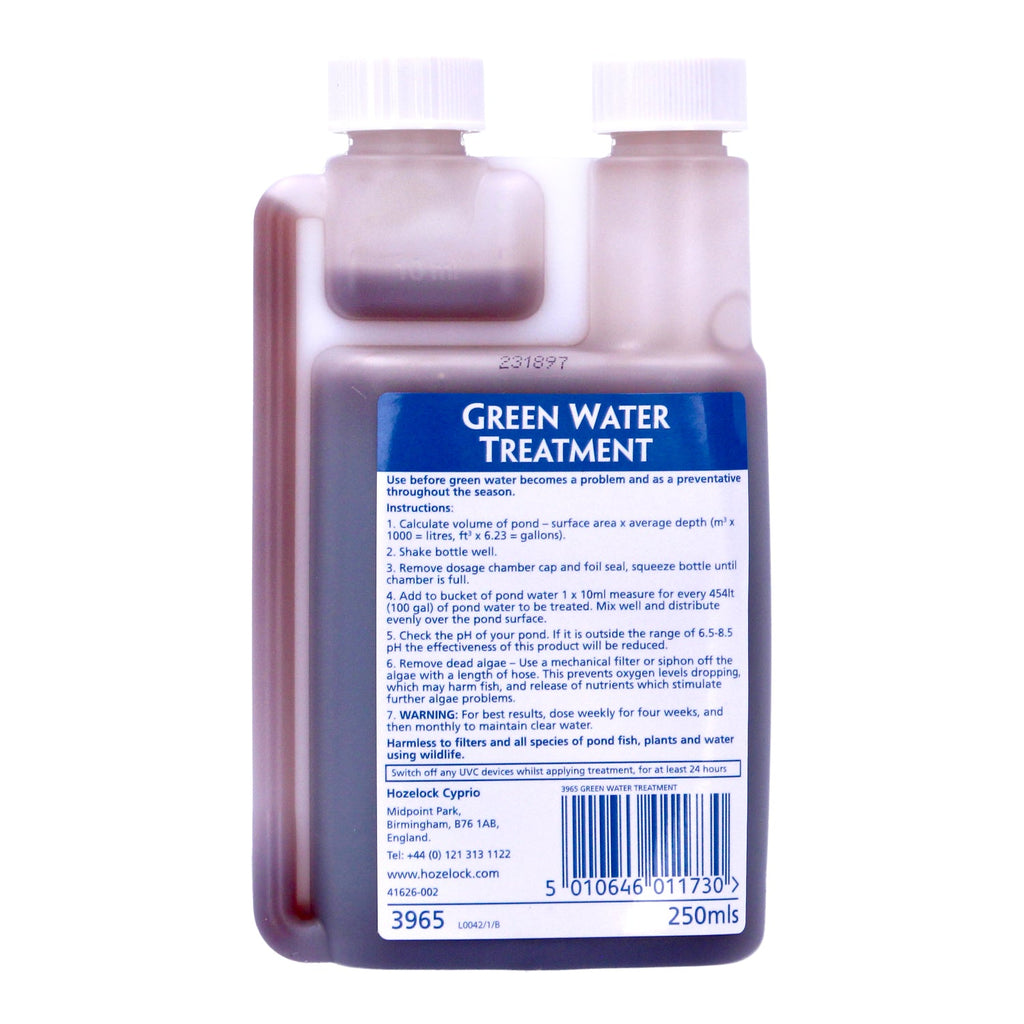 Hozelock Green Water Pond Treatment - Algae Control Solution
