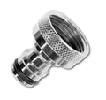 Tap Connector Snap On Male - 1/2" BSPF Brass Nickle Plated