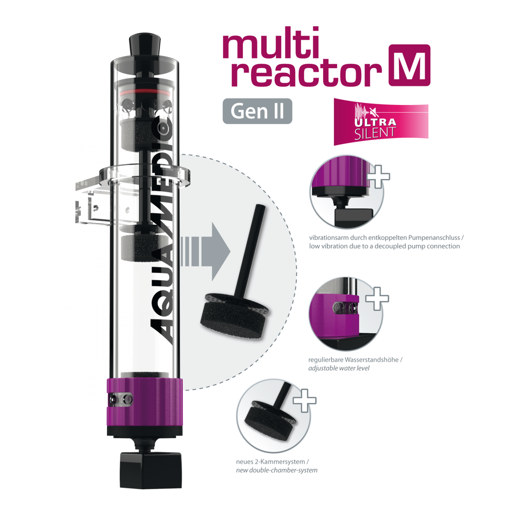 Aqua Medic Multi Reactor Gen II Marine Freshwater Sump Media Reactor All-In-One