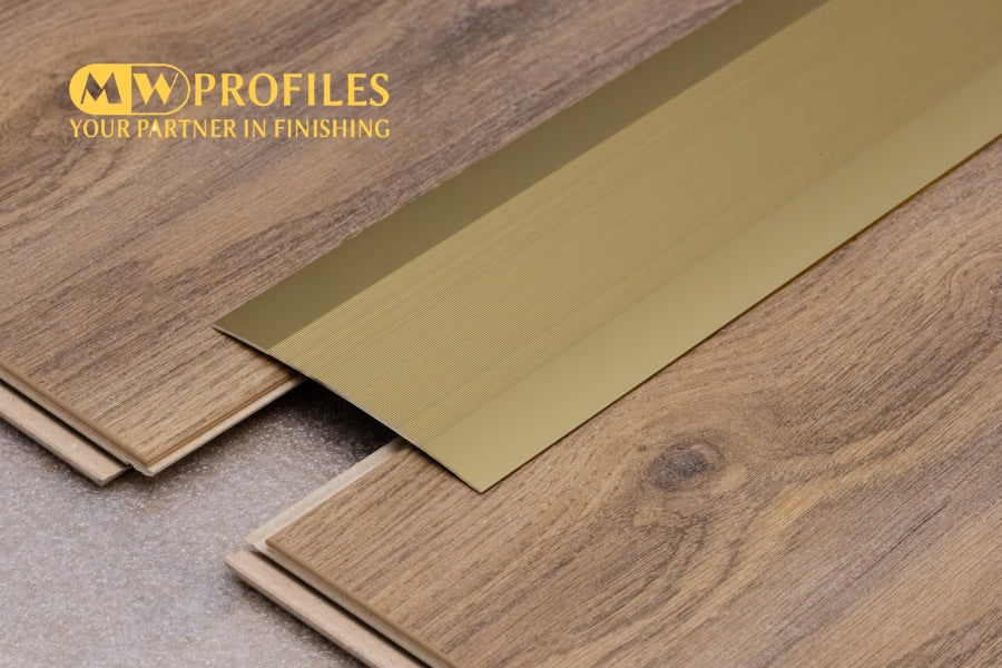 Self Adhesive Aluminium Door Threshold Strip 100 MM x 930 MM Length - DT100K