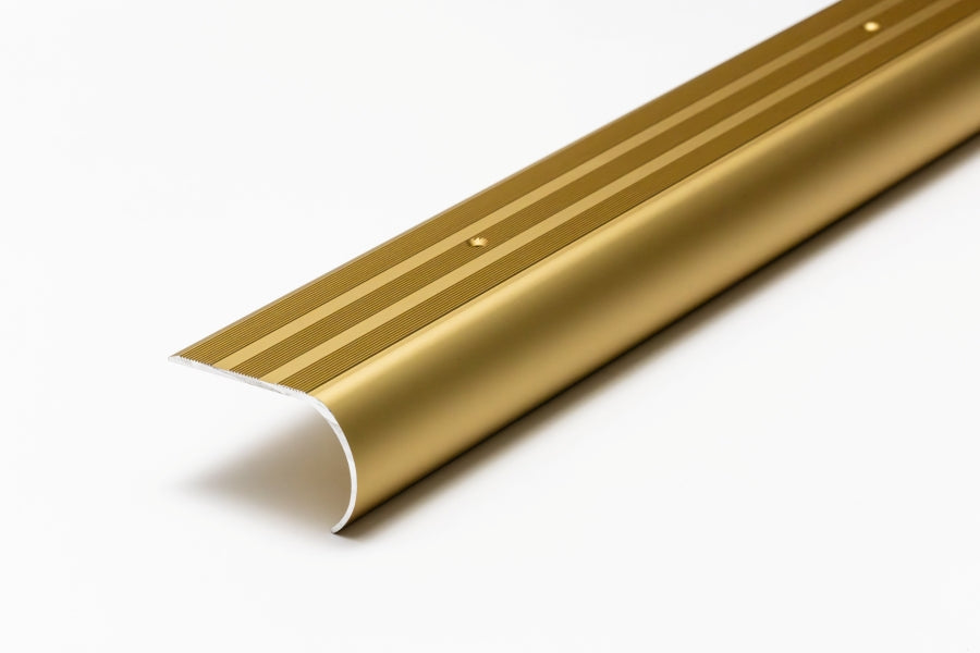 Stair edge protector for vinyl and LVT floors