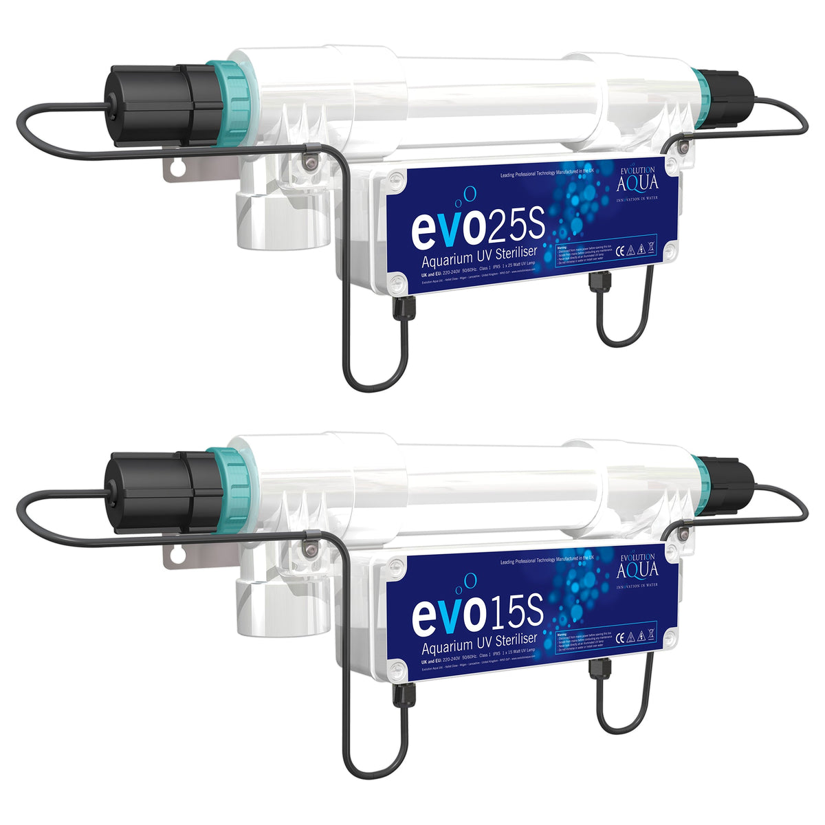 Evolution Aqua UV Steriliser 15W/25W Aquarium Purifier