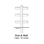 3 Rail 4.5 ft x 16 ft DRR3