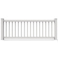 GreatBackyards Vinyl Fence 4' x 8' / White Perimeter Fence 3 ft. high x 8 ft. Wide