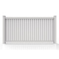 Greatbackyardz 4 ft. x 8 ft. White Vinyl Semi Privacy Fence Panel Kit