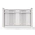 Greatbackyardz 5 ft. x 8 ft. White Vinyl Semi Privacy Fence Panel Kit