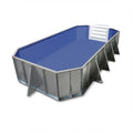 16' x 32' x 52" Semi Inground Steel Pool Kit - Grecian Style Discount Package