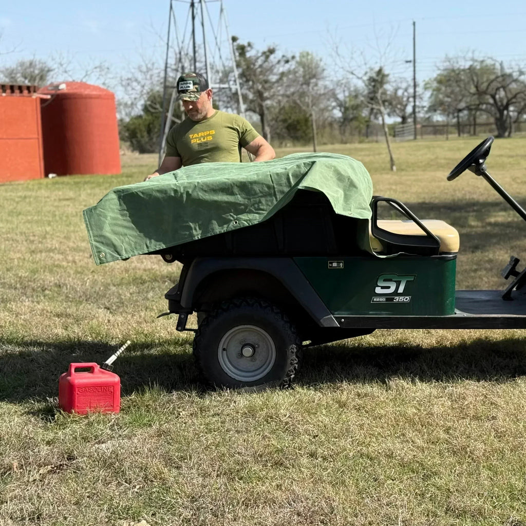 Green Canvas Tarp 20' x 30'